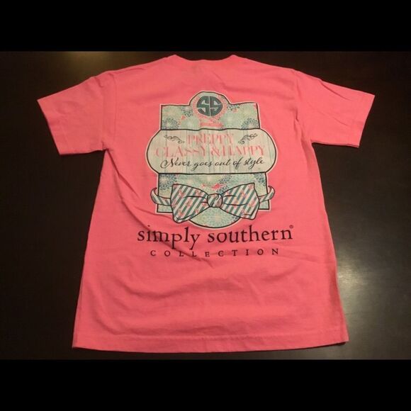 Simply Southern Women's Preppy Classy & Happy - Picture 3 of 4